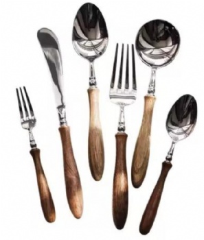 Beautiful Design Eco Friendly Stainless Steel Cutlery Set Spoon Knife Fork Modern Stylish Durable